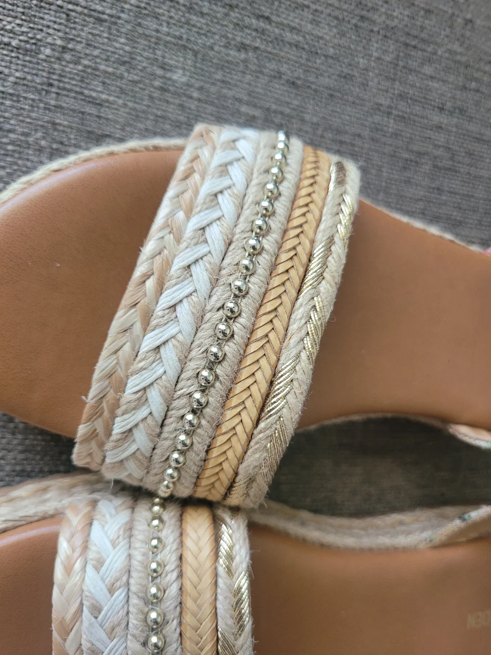 Steve Madden J-Coast Espadrille Platform Sandals Size 5